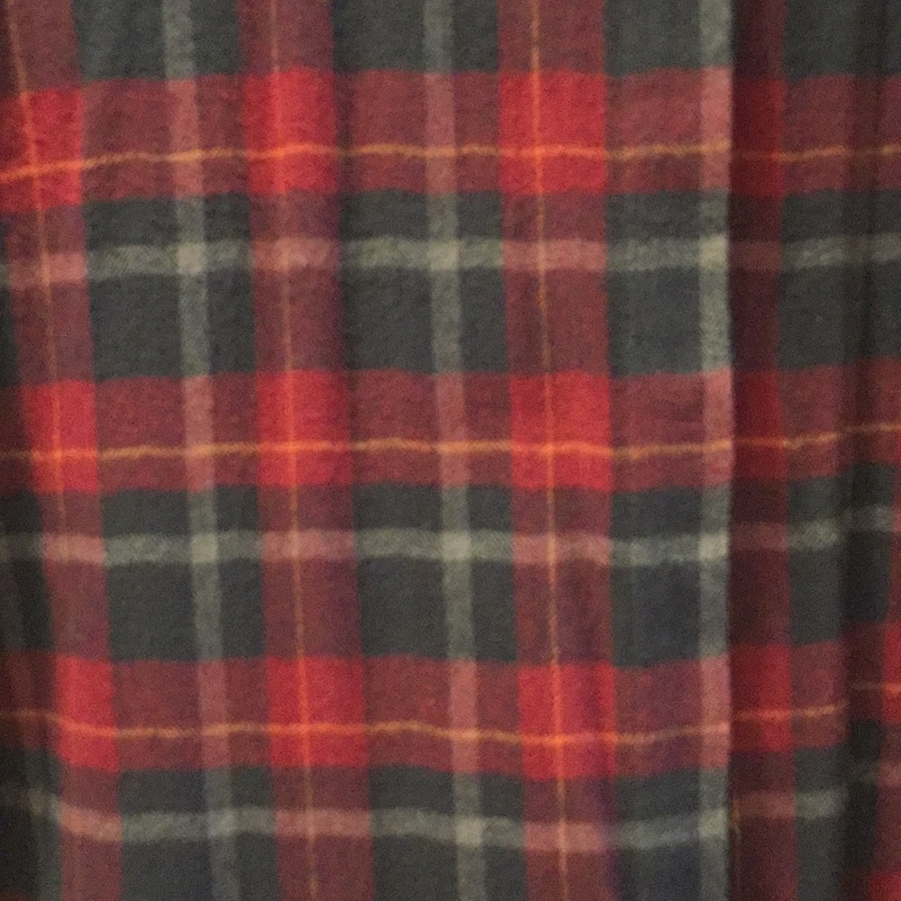 Long Plaid Button Down With Bling - image 2